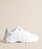 K-Swiss ST329 Leather Sneaker - Men's Shoes in White Silver Silver