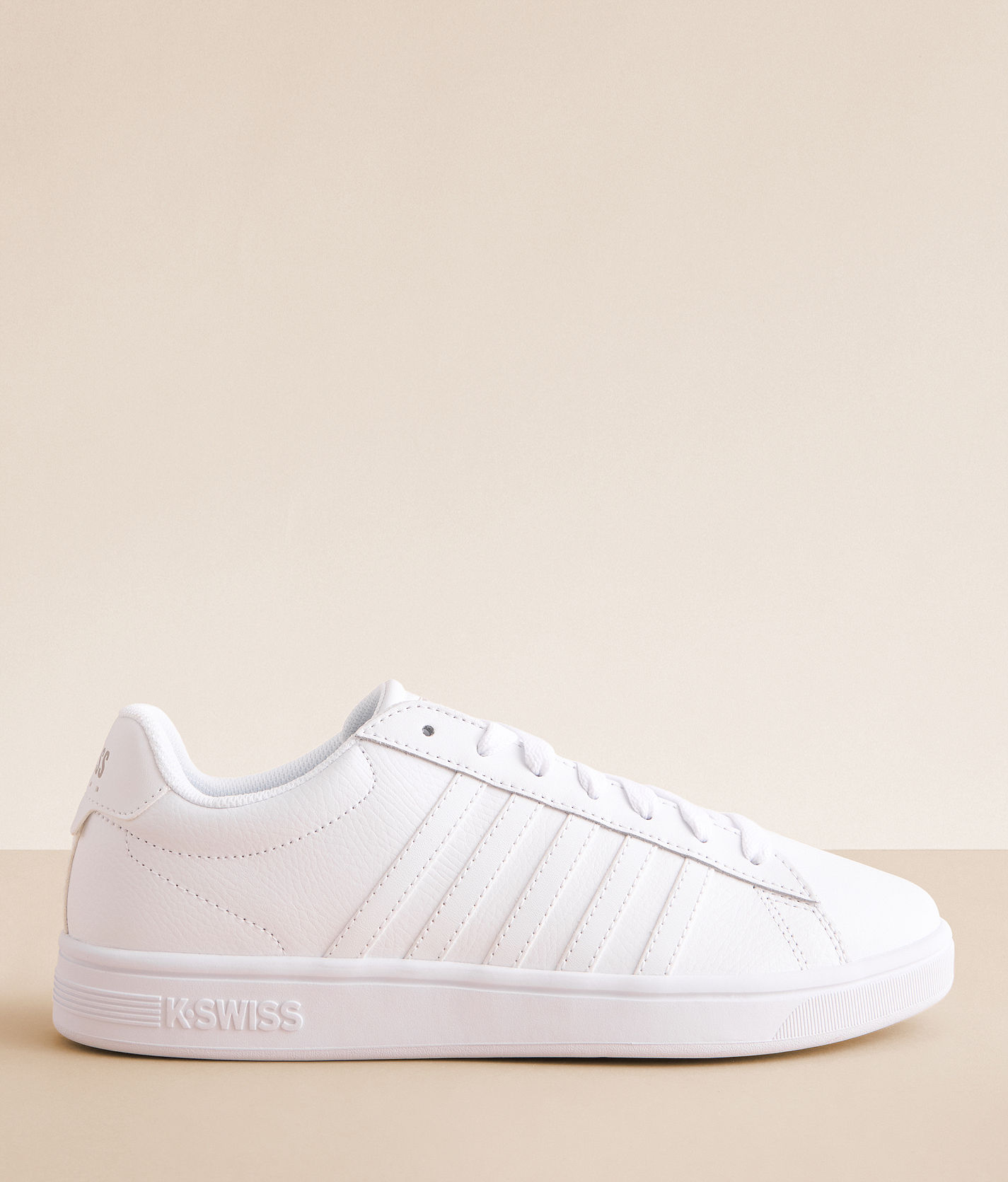 K-Swiss Court Tiebreak II™ Leather Sneaker - Men's Shoes in White