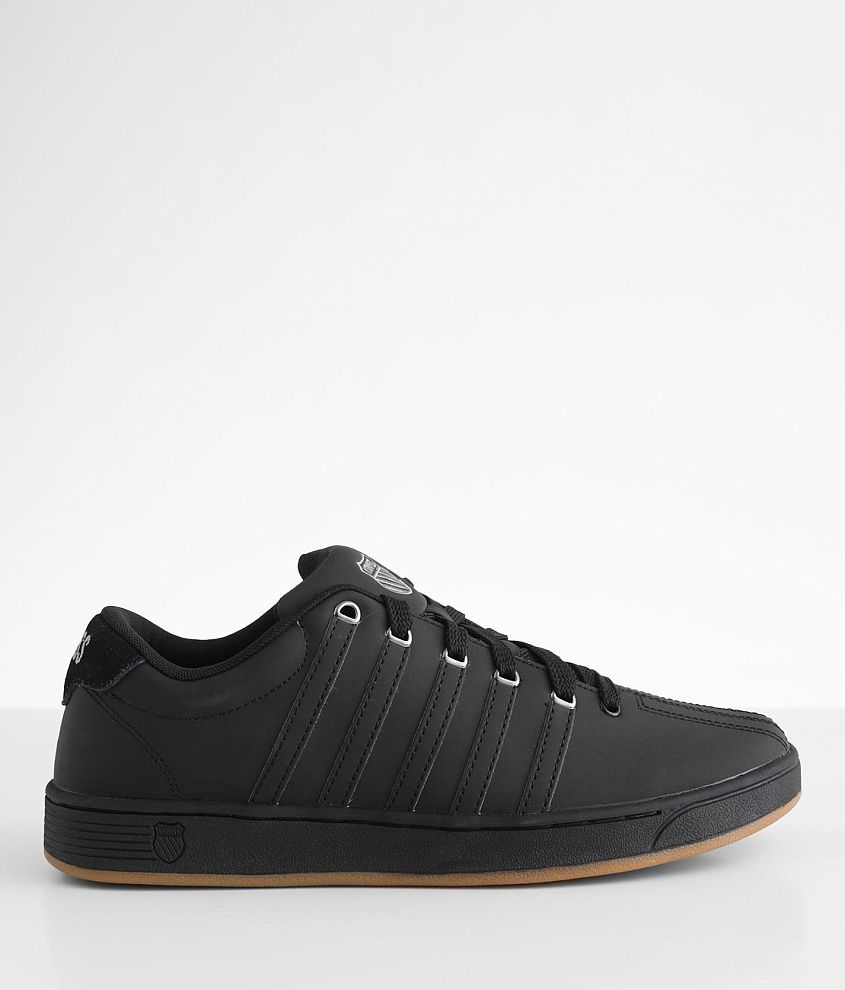 K Swiss Court Pro II Sneaker Men s Shoes in Black Gum Buckle