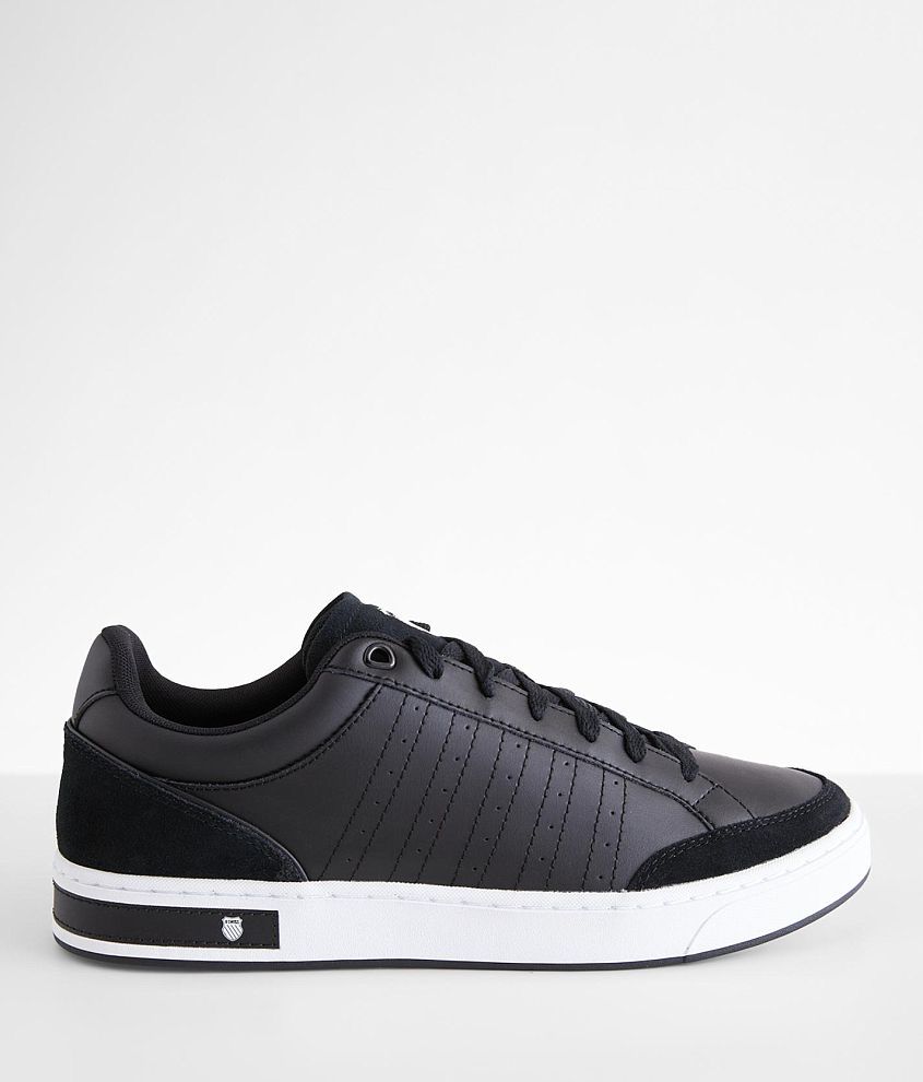 K-Swiss Court Block Sneaker - Men's Shoes in Black White | Buckle