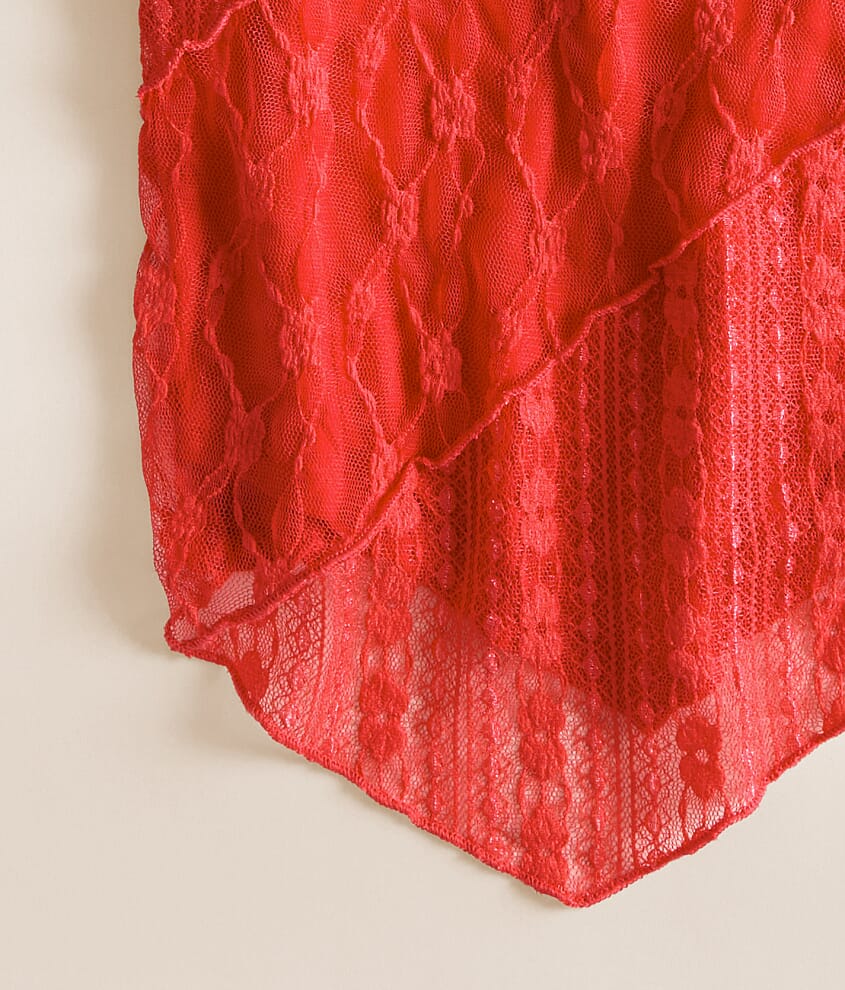 Girls - Pieced Lace Hanky Top