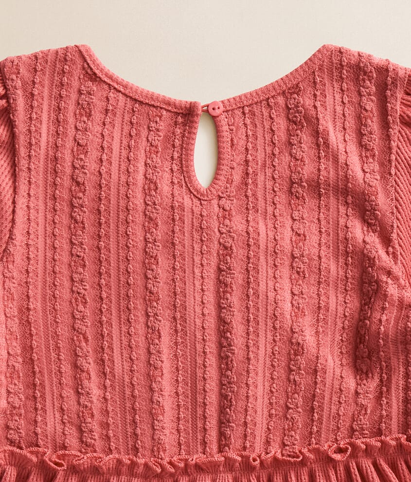 Girls - Ruffle Lace Thermal Top