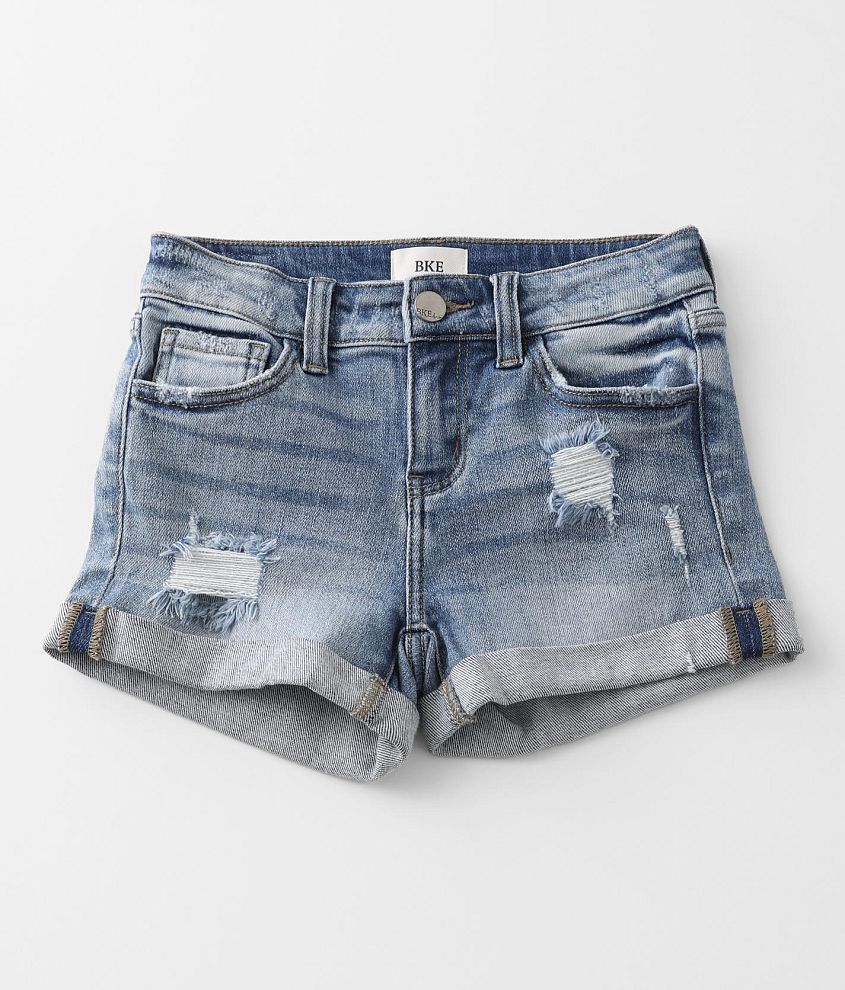 Girls - BKE Mid-Rise Stretch Cuffed Short front view