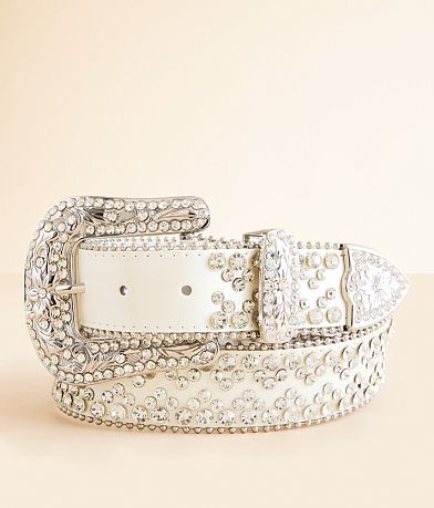 BKE Glitz Leather Western Belt front view