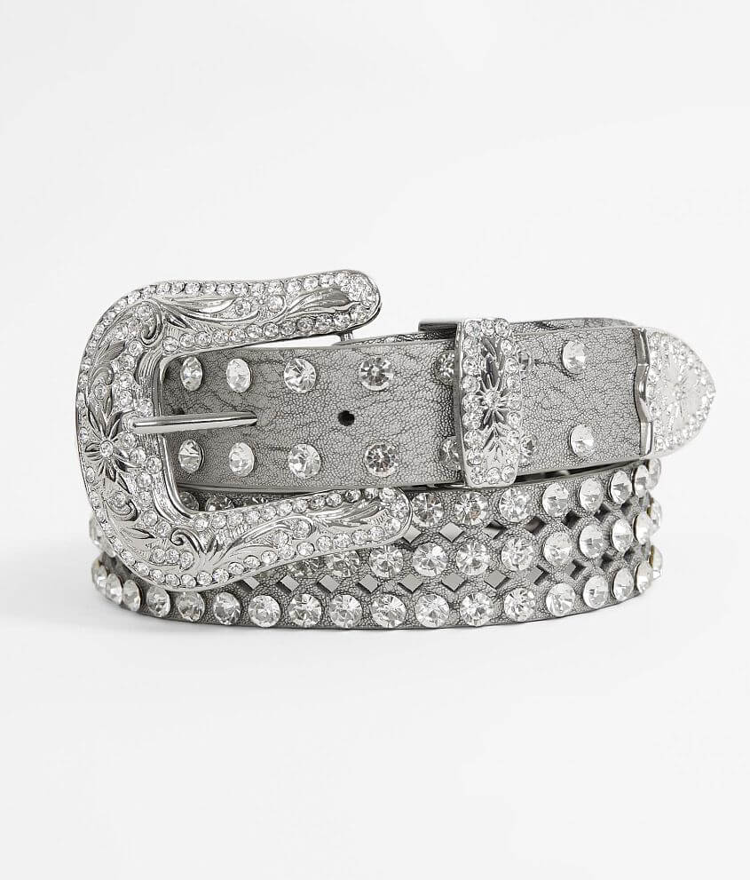 BKE Glitz Belt - Women's Belts in Pewter | Buckle