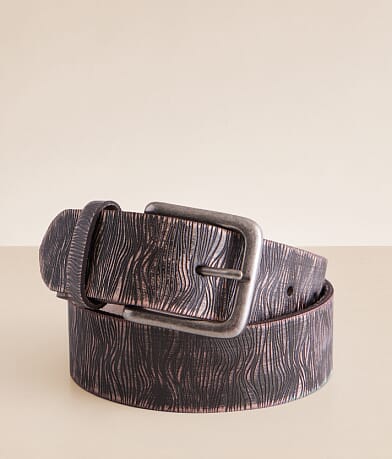 BKE Grainy Leather Belt front view