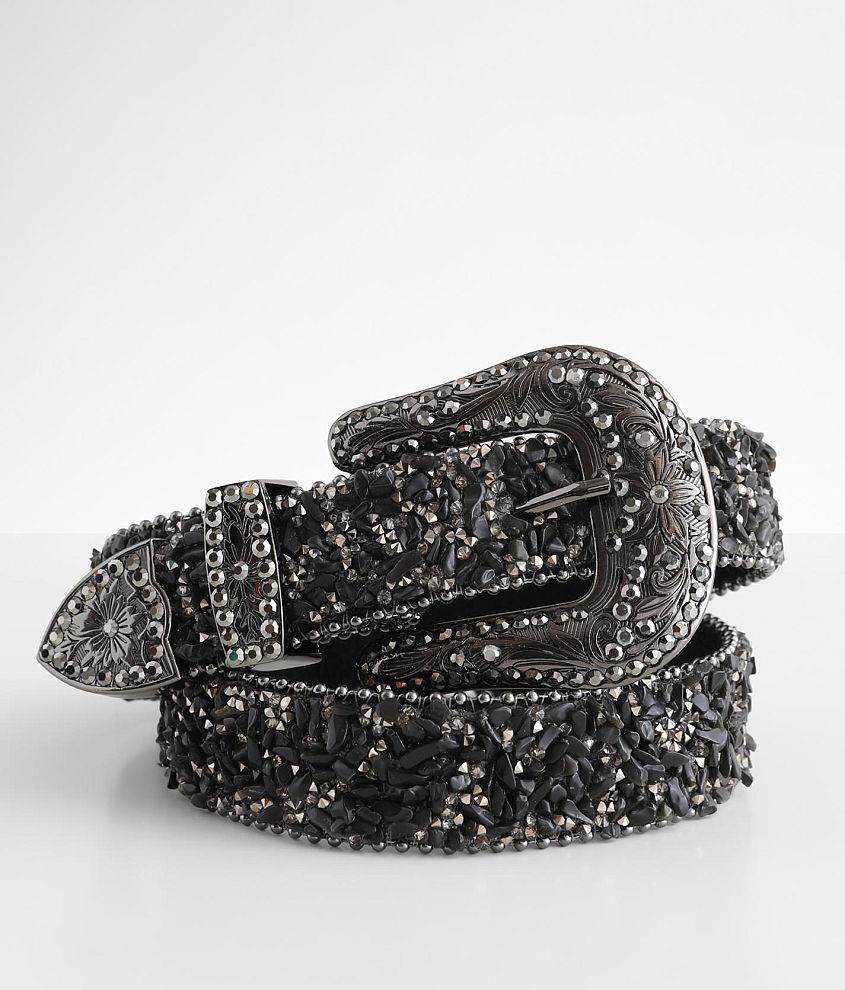 All black GG inspired belt – Little Glitz & Glam