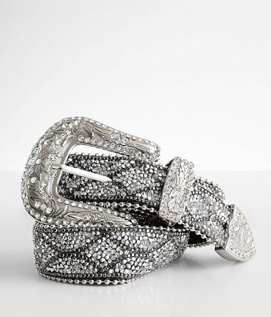 BKE Glitz Rhinestone Belt front view