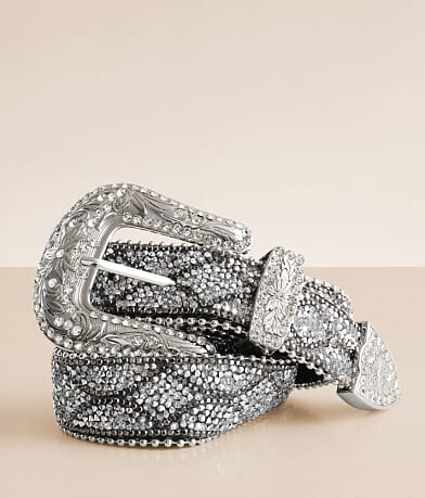 BKE Glitz Rhinestone Belt front view