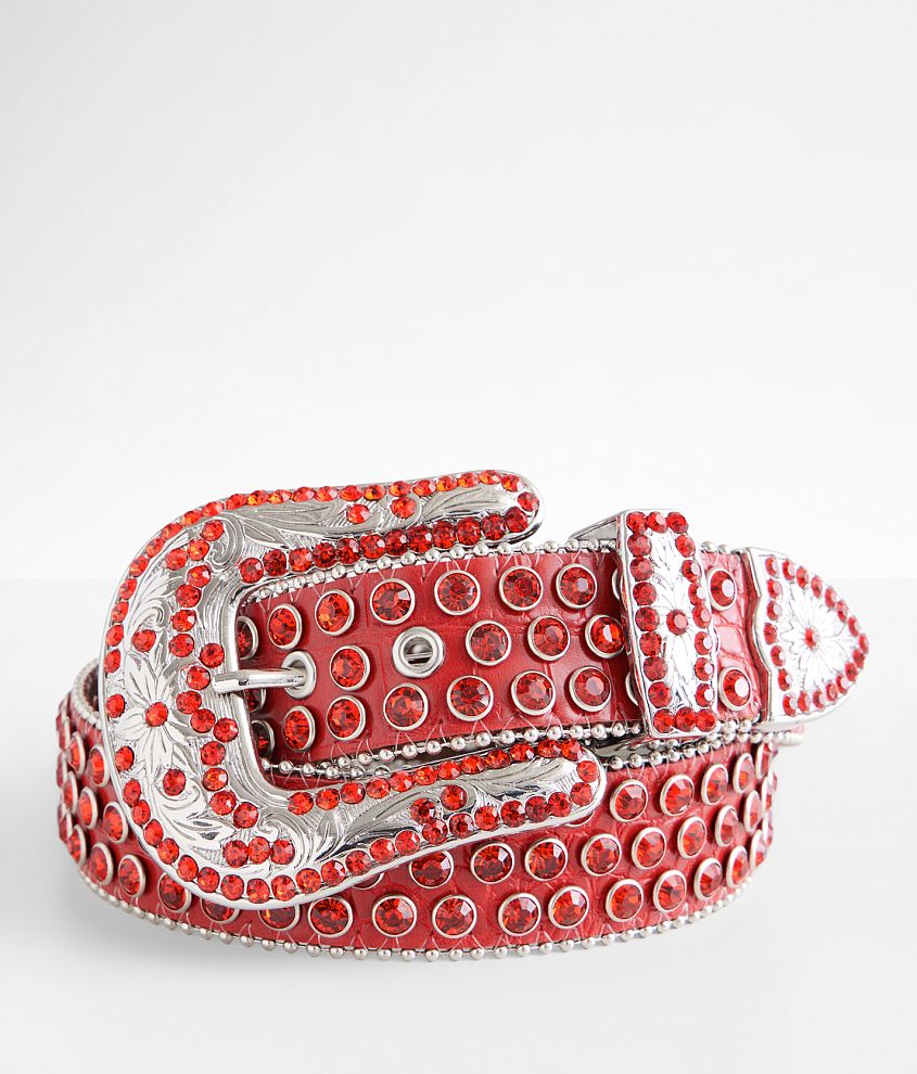 BKE Glitz Textured Leather Belt