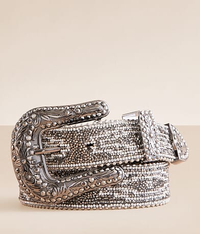BKE Superglitz Leather Belt front view