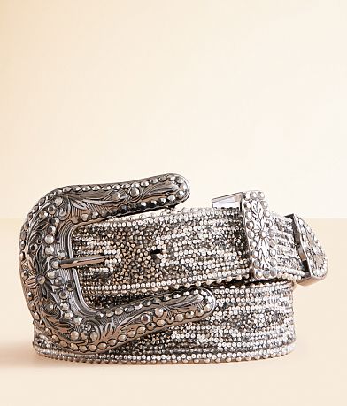 BKE Superglitz Leather Belt front view