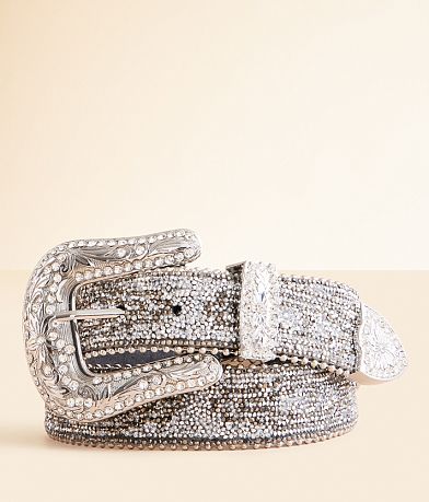 BKE Superglitz Leather Belt front view
