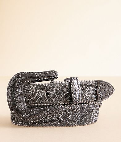 BKE Superglitz Leather Belt front view
