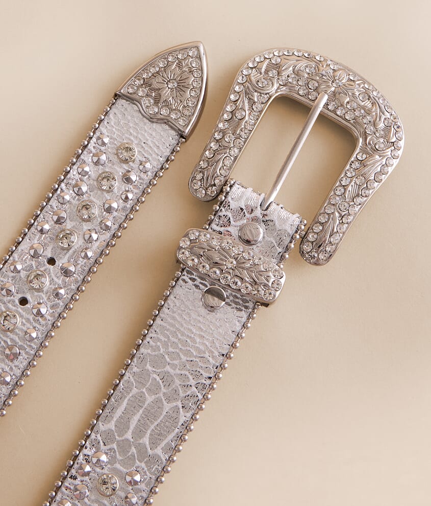Western Glitz Leather Belt - thumbnail 2