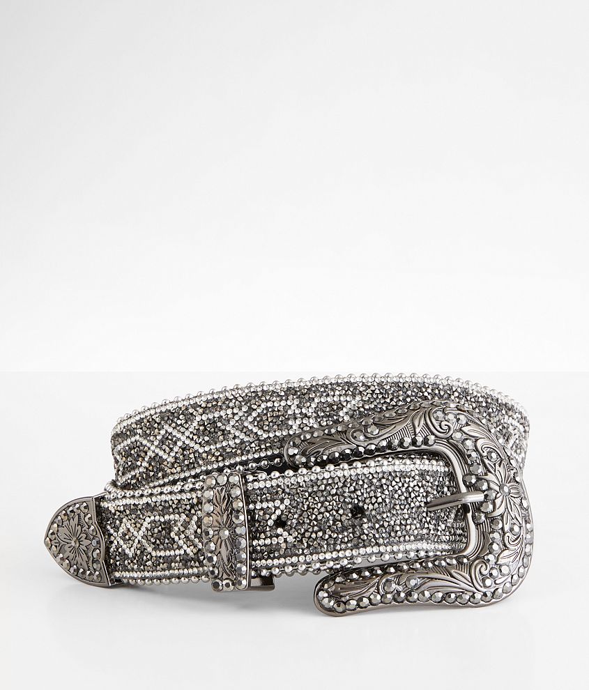 BKE Superglitz Leather Belt front view