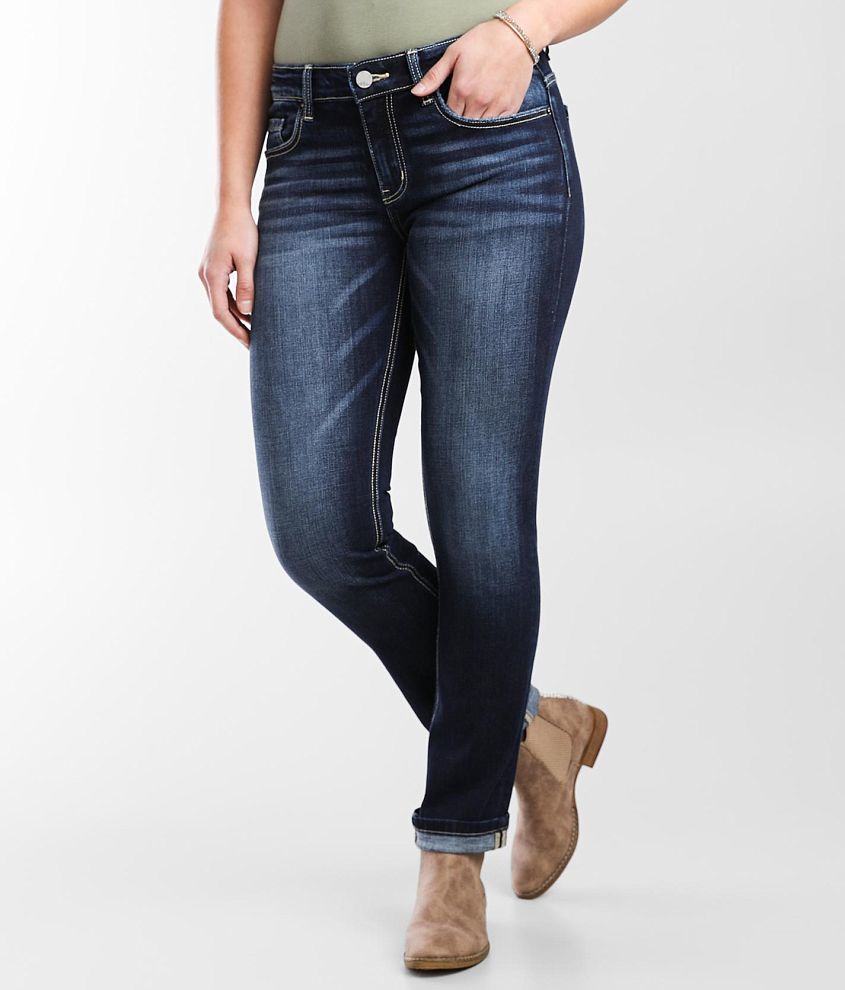 BKE Payton Straight Stretch Cuffed Jean - Women's Jeans in Trejo