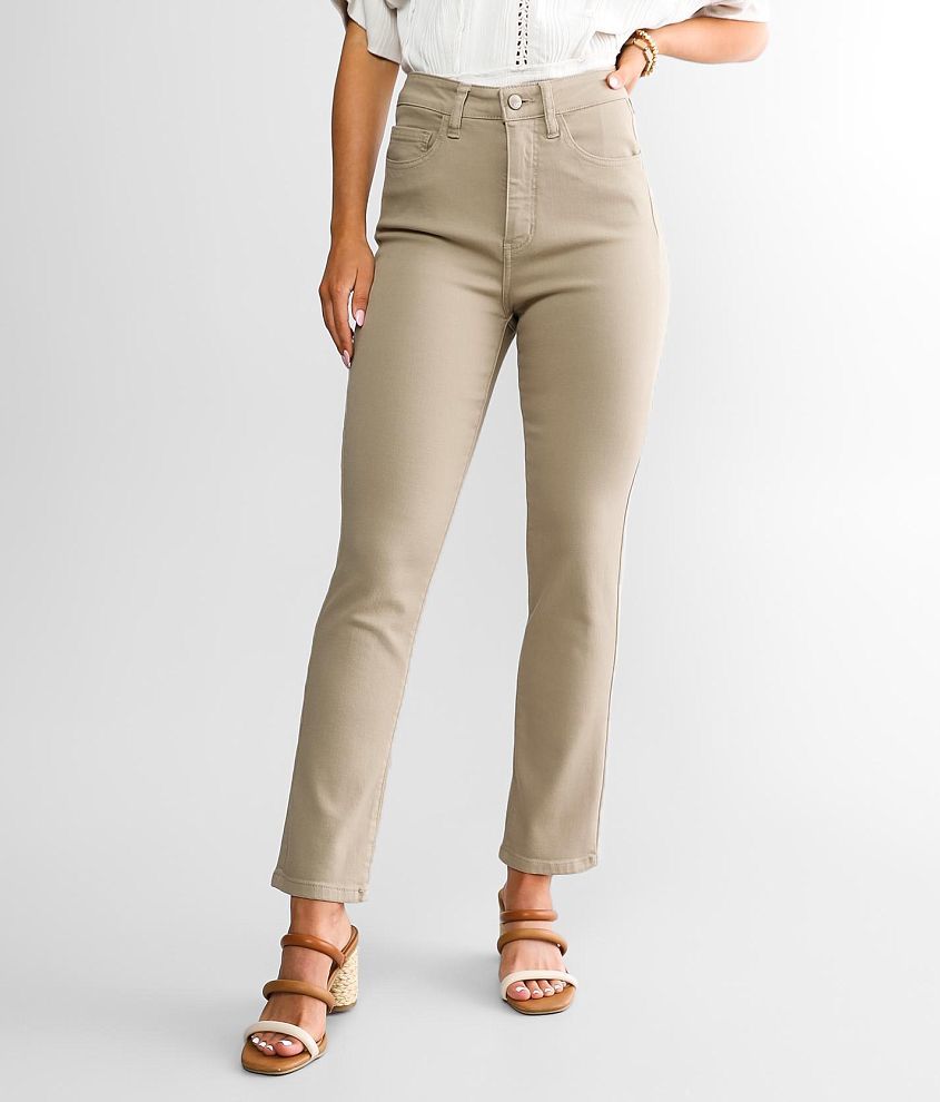 BKE Billie Ankle Straight Stretch Pant front view