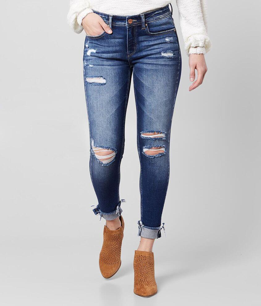 BKE Payton Ankle Skinny Stretch Cuffed Jean front view