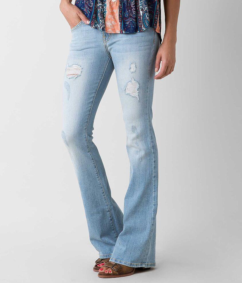 KanCan Low Rise Flare Stretch Jean front view