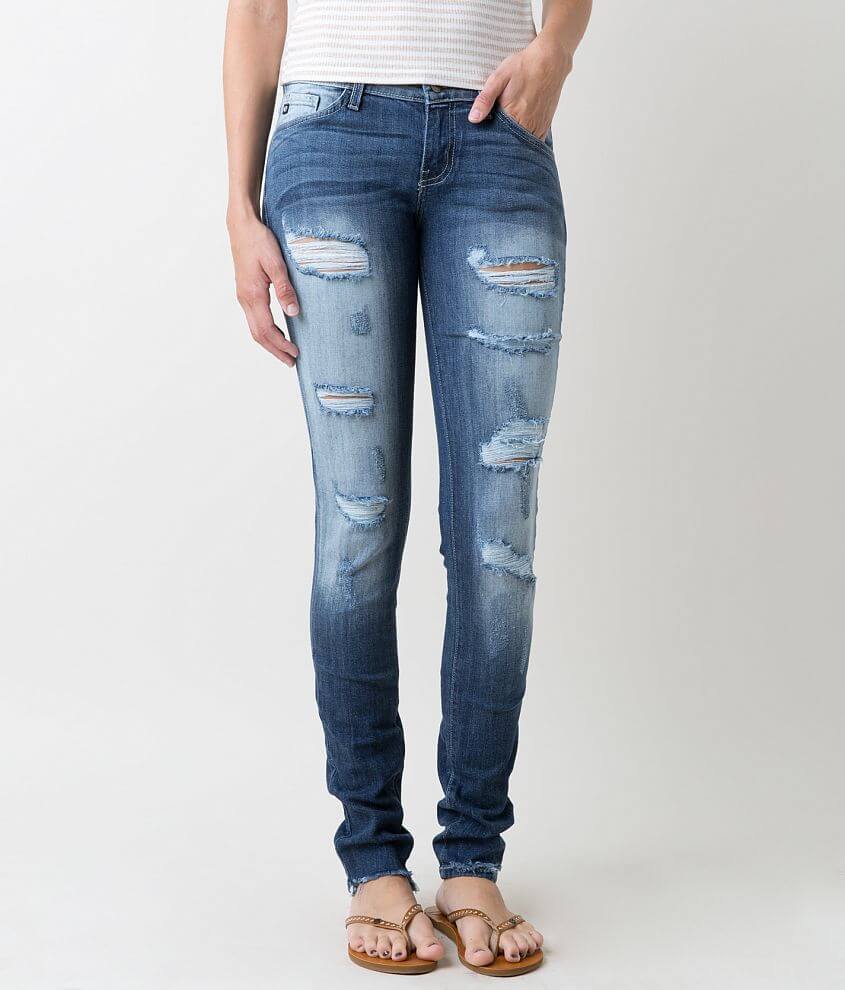 KanCan Low Rise Skinny Stretch Jean front view