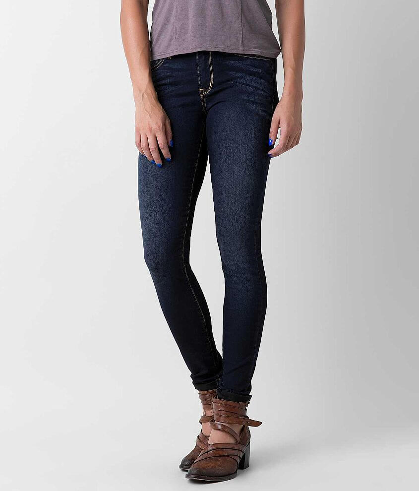 KanCan Mid-Rise Skinny Stretch Jean front view