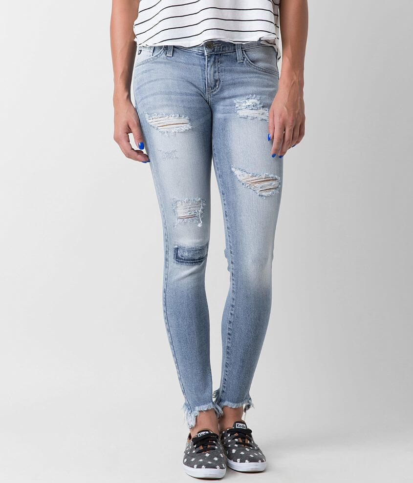 KanCan Low Rise Ankle Skinny Stretch Jean front view