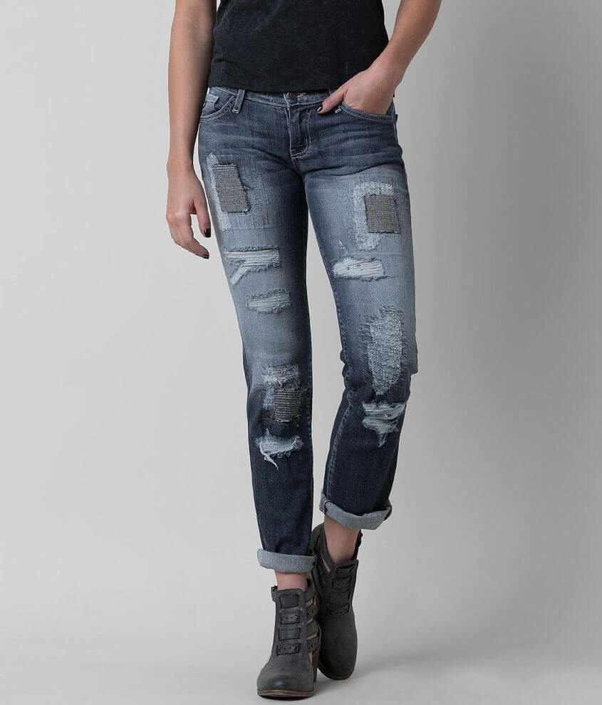 KanCan Low Rise Straight Stretch Jean front view