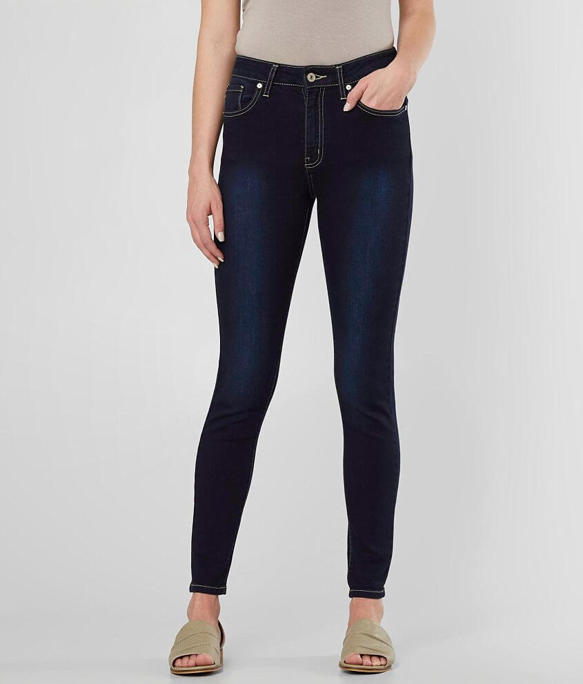 KanCan High Rise Ankle Skinny Stretch Jean - Women's Jeans in Dark ...
