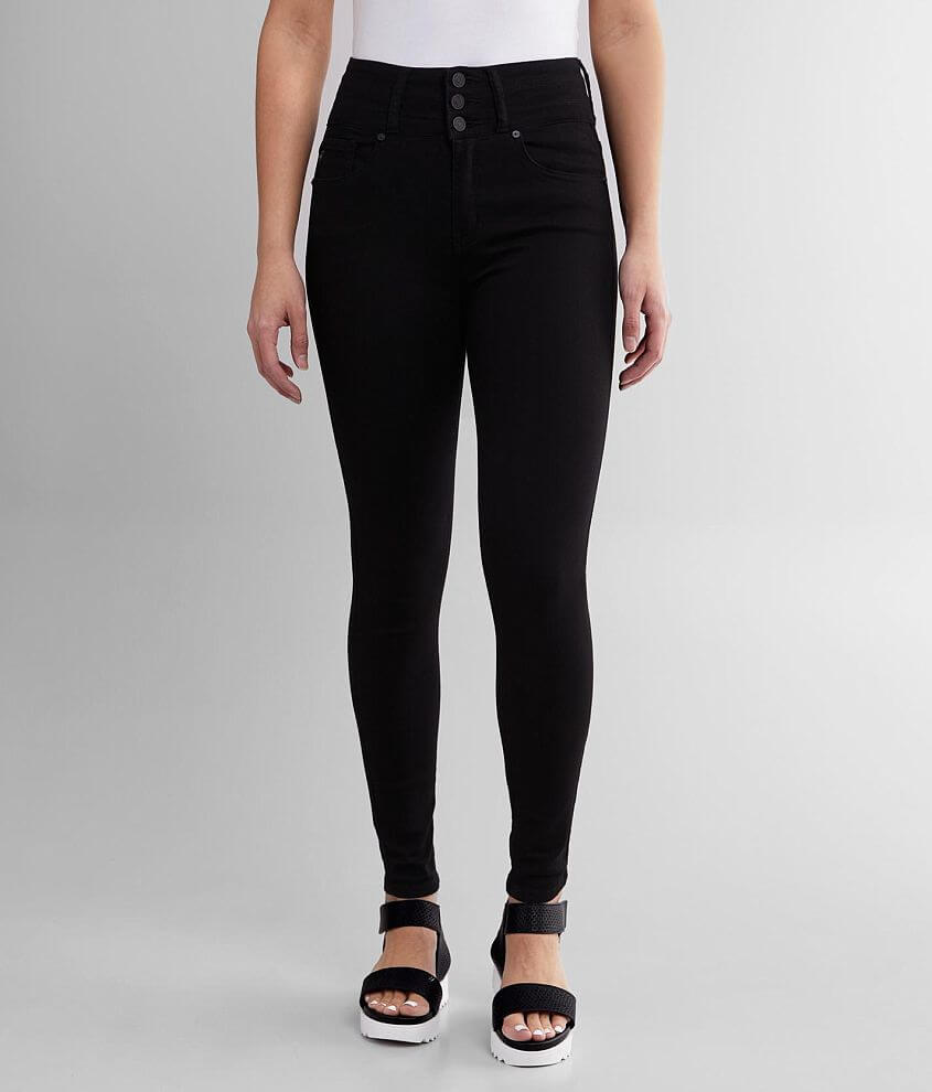 black high rise kancan jeans