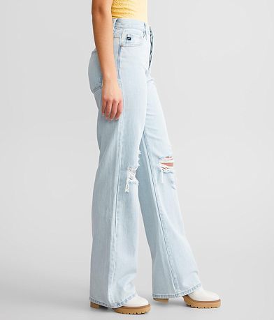 KanCan High Rise 90&apos;s Flare Jean full right side view