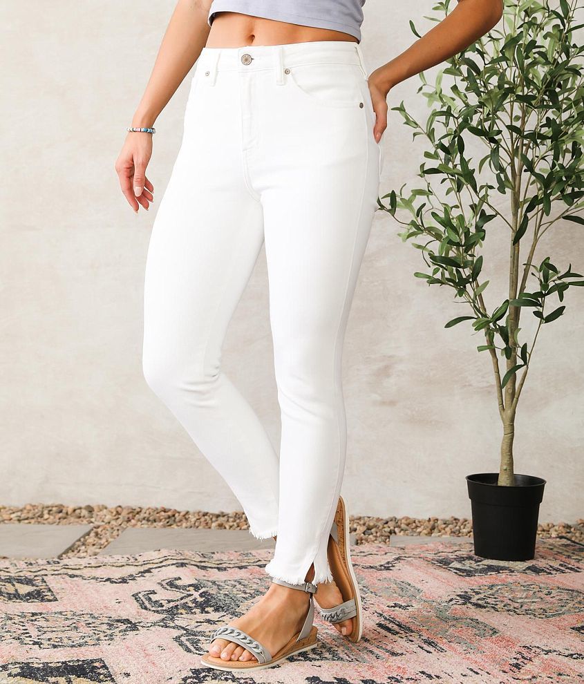 Ankle Skinny Jeans, White