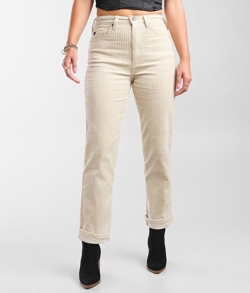 BDG Color Corduroy Straight Leg Mom Pant