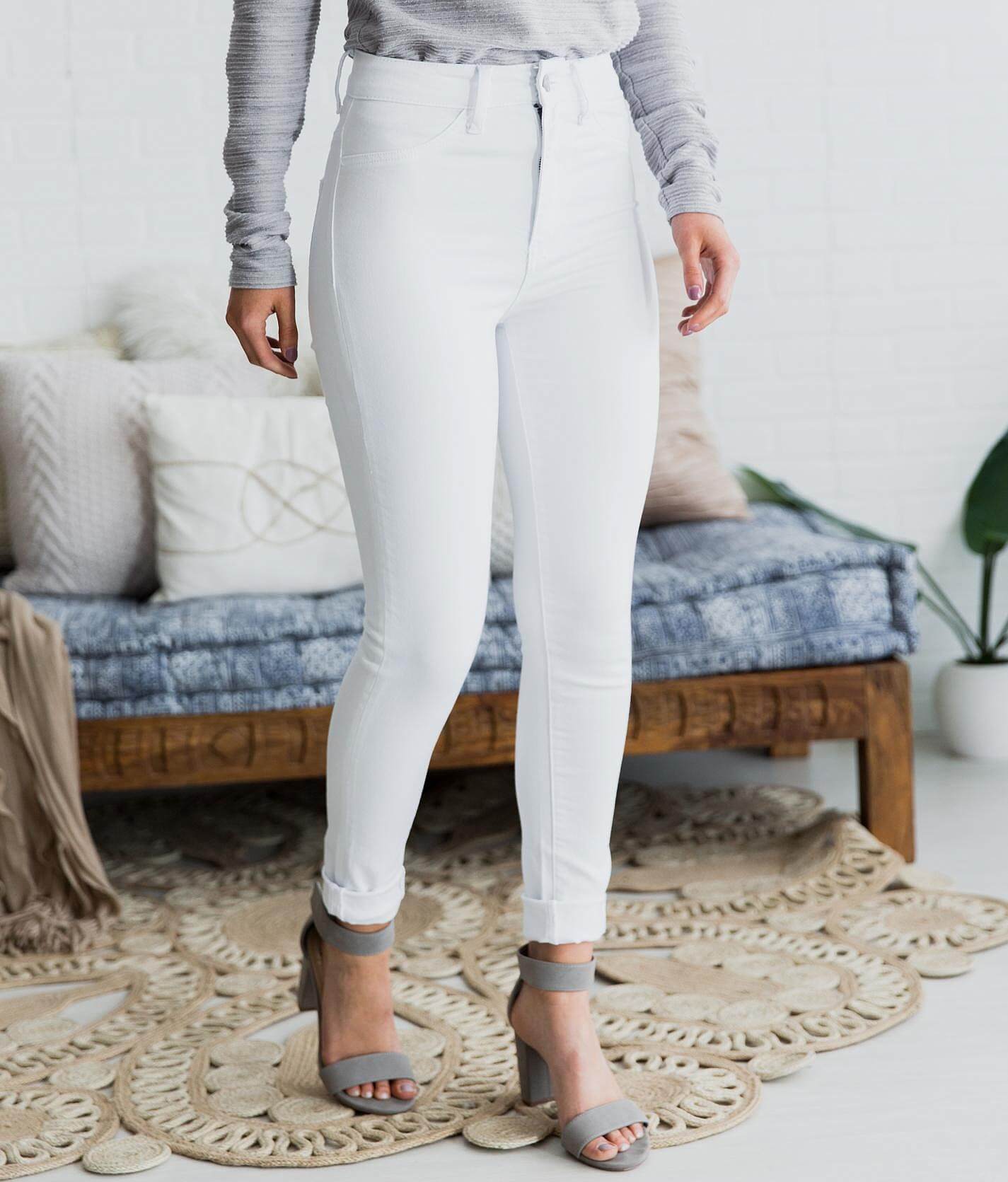 kancan white jeans