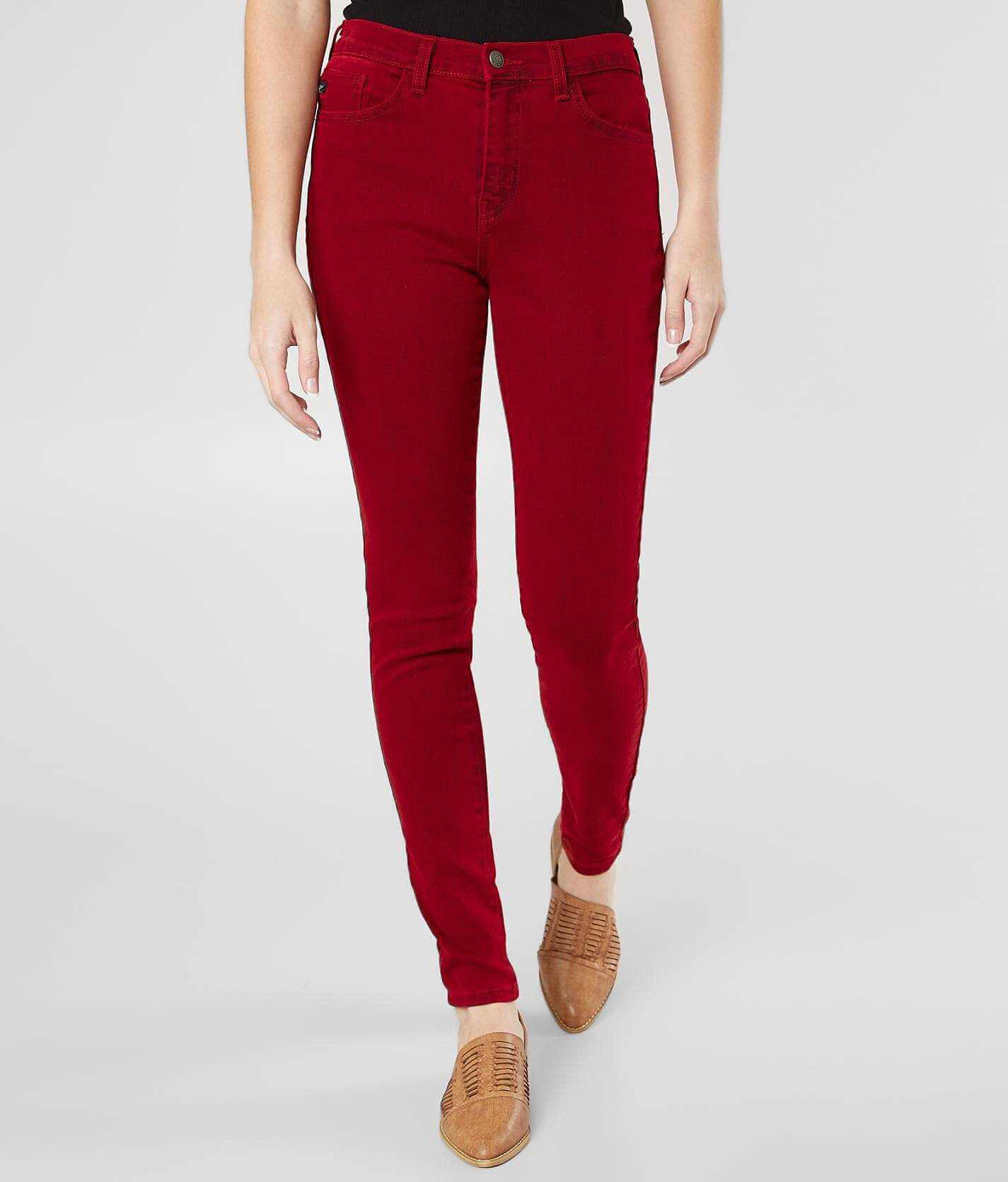 red kancan jeans