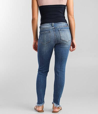 KanCan Maternity Ankle Skinny Stretch Jean BACK