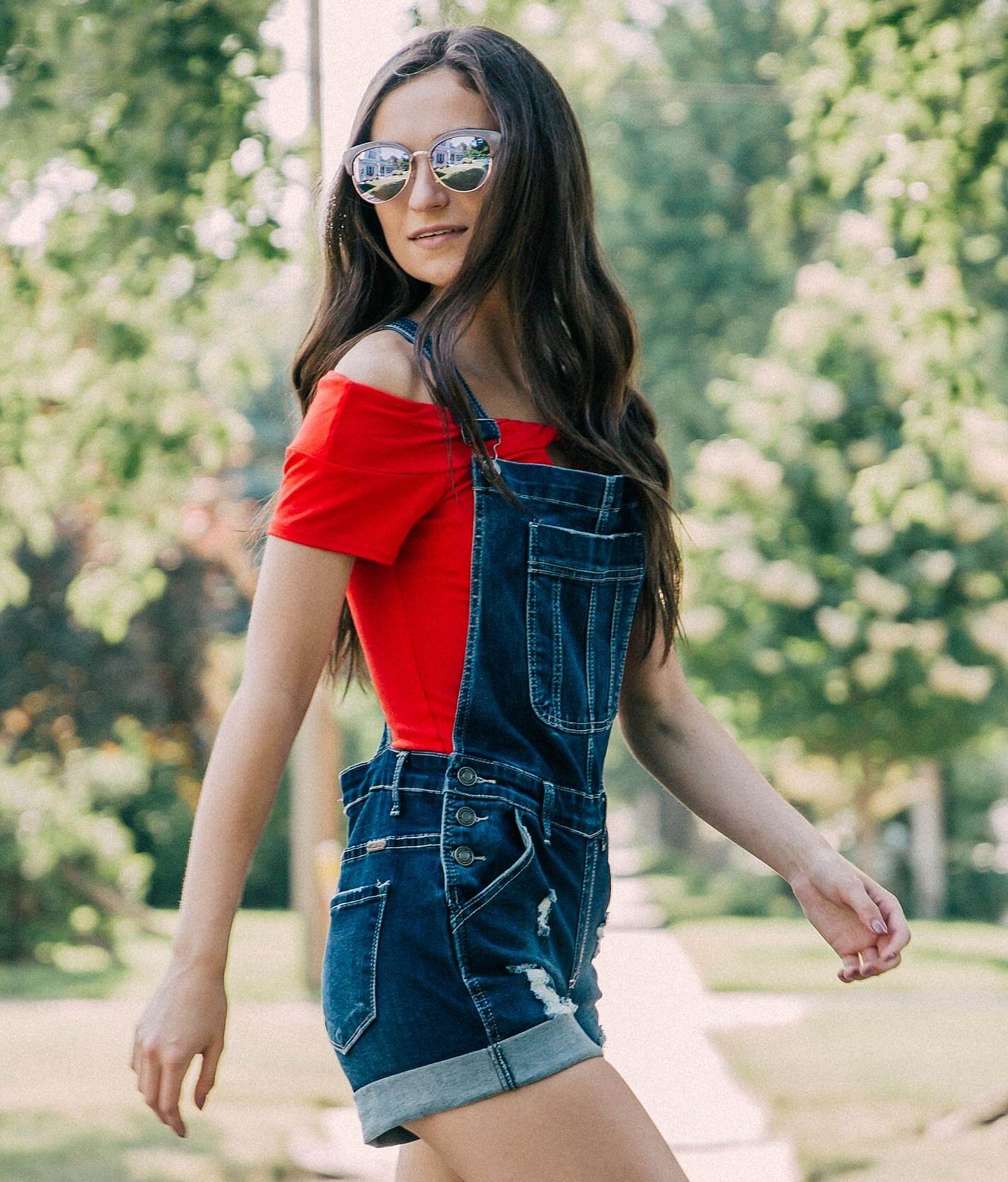 kancan black overalls