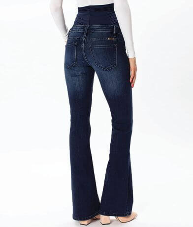 KanCan Maternity Flare Stretch Jean BACK