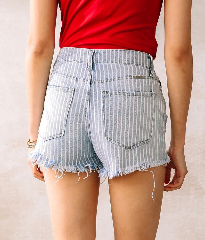 Striped High Rise Short
