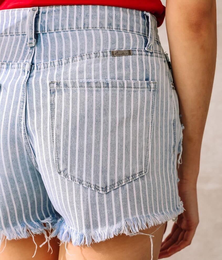 Striped High Rise Short