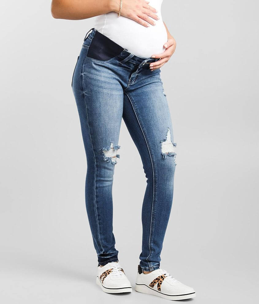 KanCan Maternity Skinny Stretch Jean front view