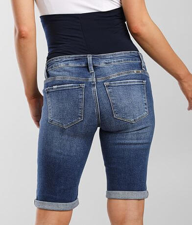 KanCan Maternity Bermuda Stretch Short BACK