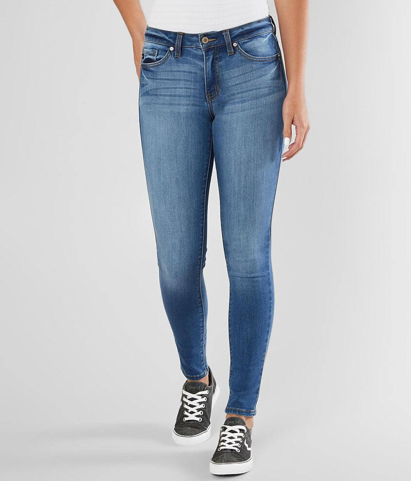 KanCan Mid-Rise Ankle Skinny Stretch Jean front view