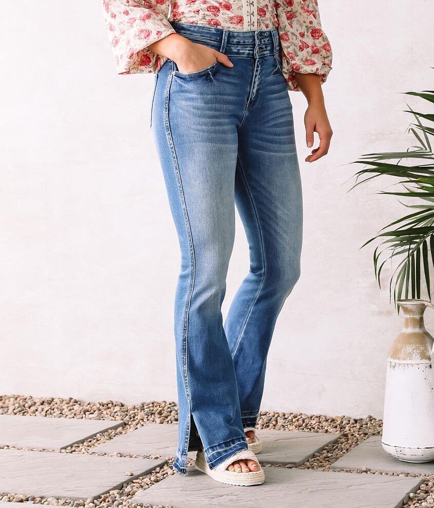 curvy flare jeans