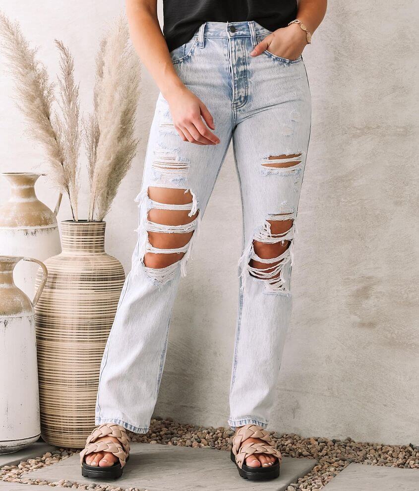 90's High Waist Distressed Boyfriend Jeans (ALL SIZES)