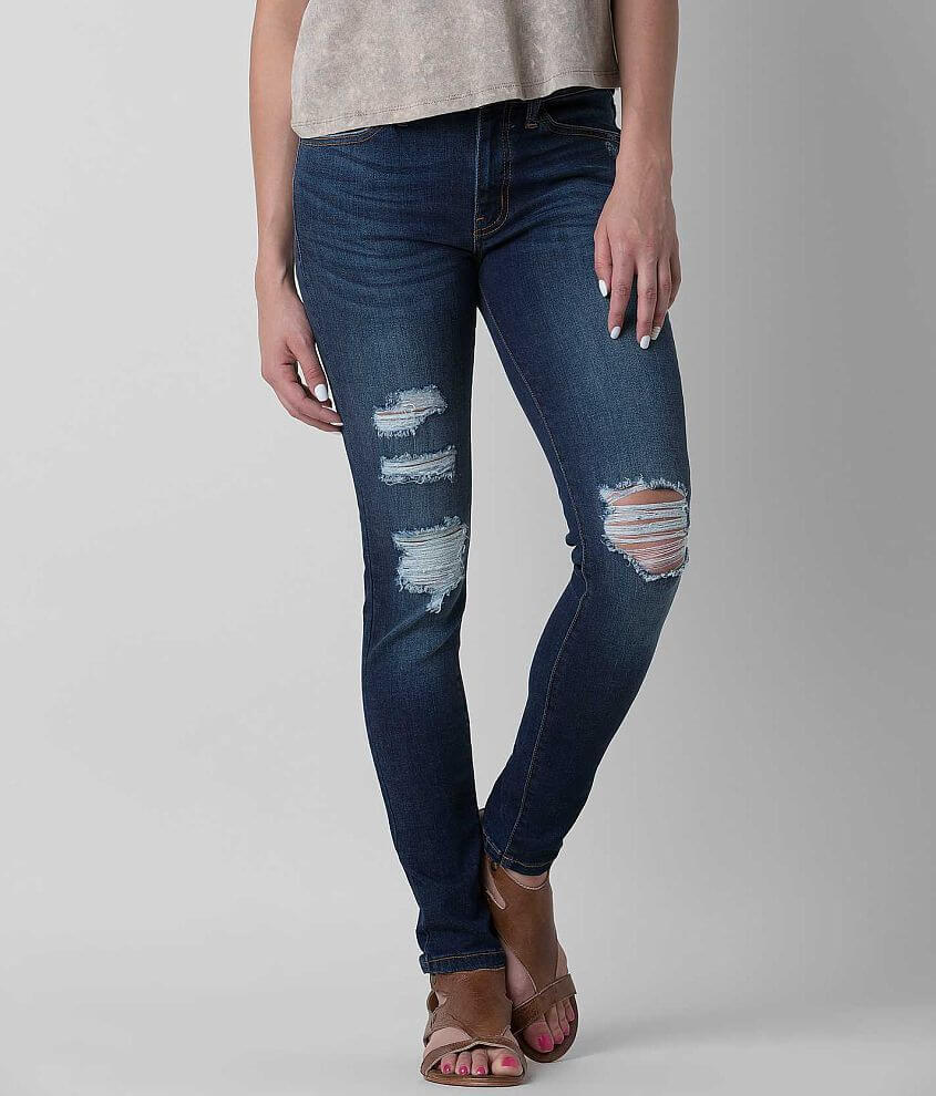 KanCan Mid-Rise Ankle Skinny Stretch Jean front view