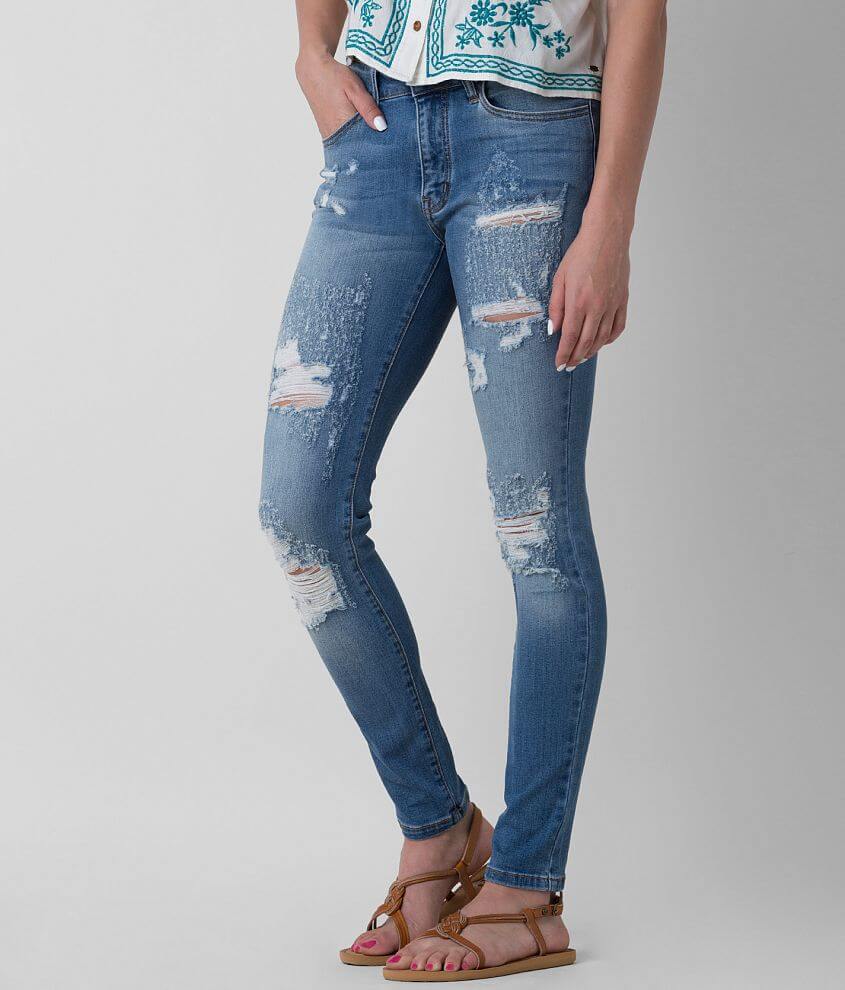 KanCan Mid-Rise Ankle Skinny Stretch Jean front view