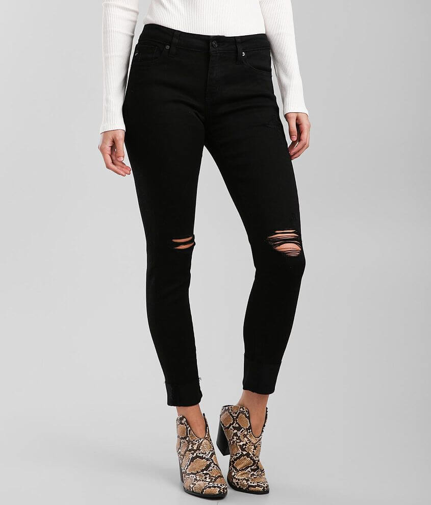 KanCan Low Rise Ankle Skinny Stretch Jean - Women's Jeans in Black | Buckle