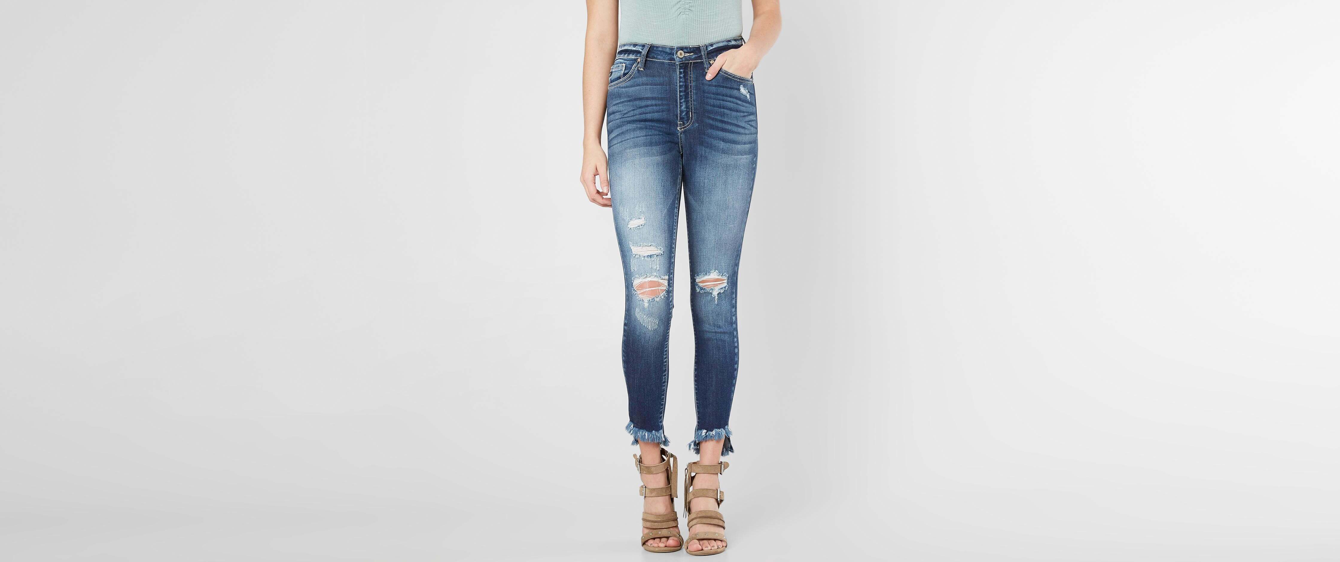 KanCan High Rise Ankle Skinny Stretch Jean Women's Jeans in DK ST