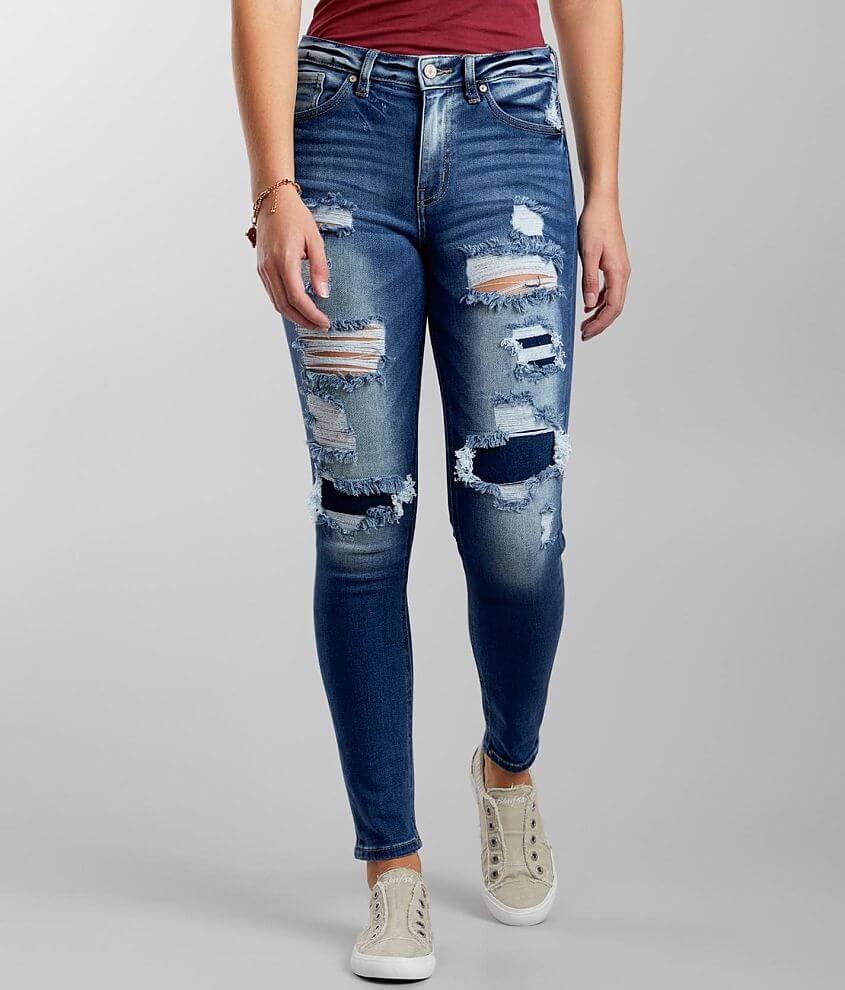 KanCan High Rise Skinny Stretch Jean front view